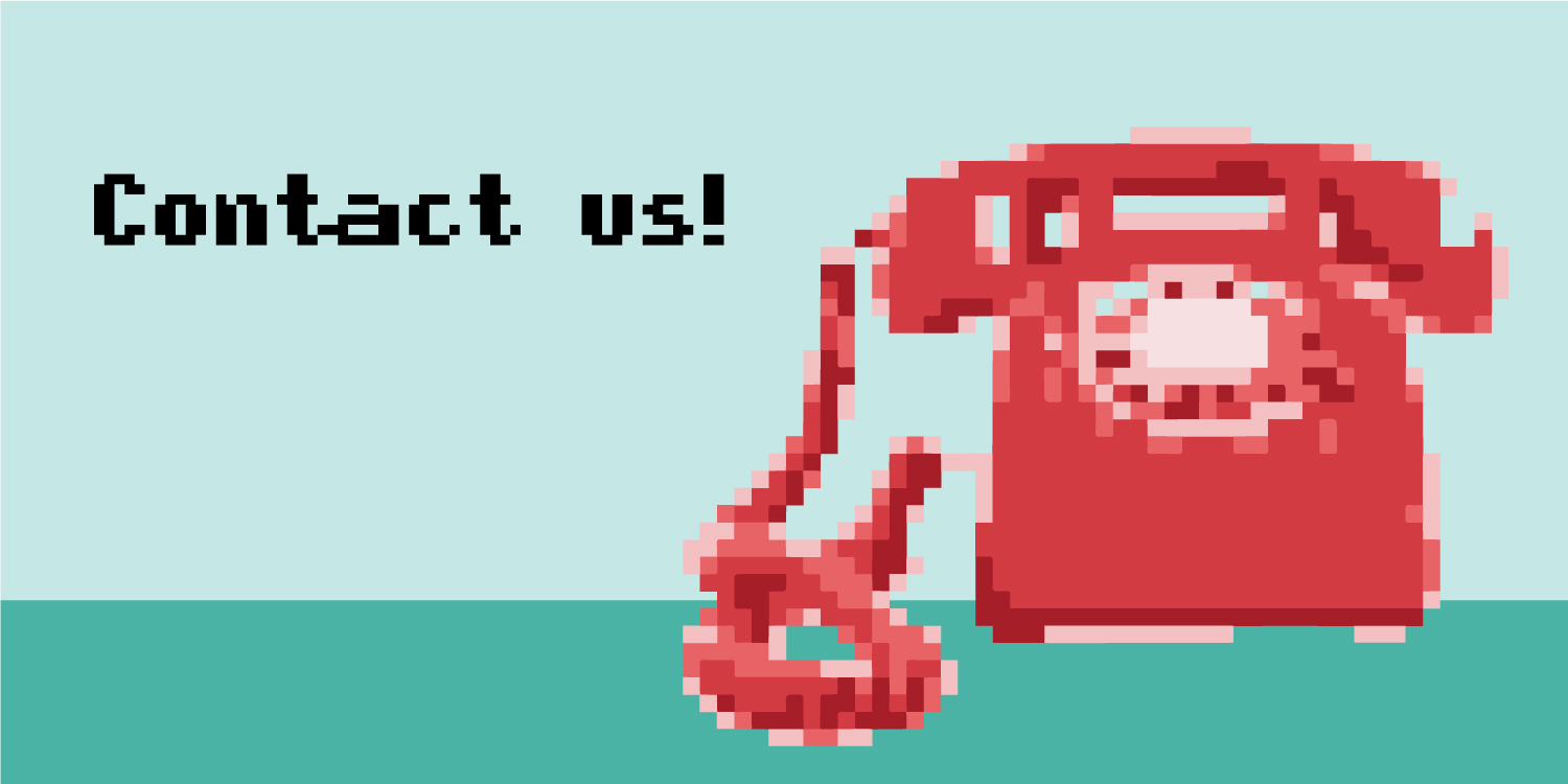 pixel illustration an old fashioned telephone